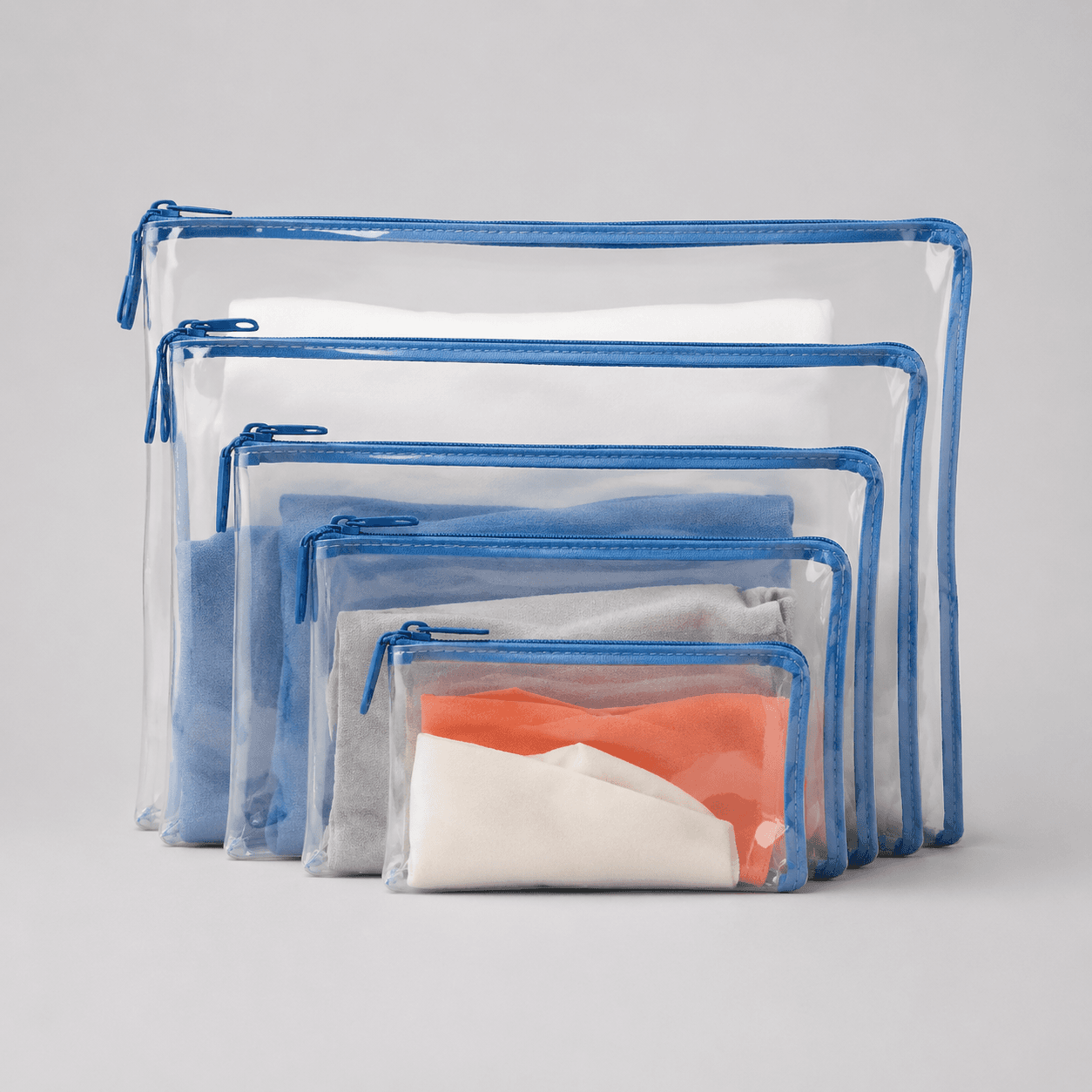 Clear Accessory Pouches (5)